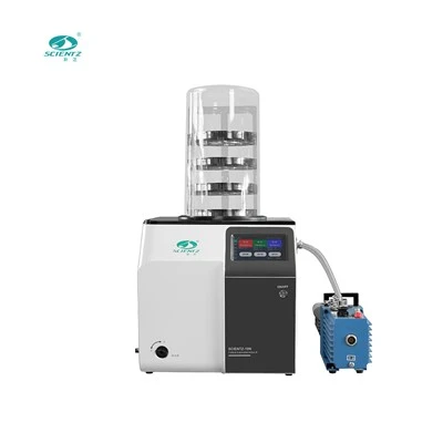 Easy Operation Scientz-N Cyfres Mini Rhewi Mini Peiriant Sychu Ar Werth, Rhewi Sychwr