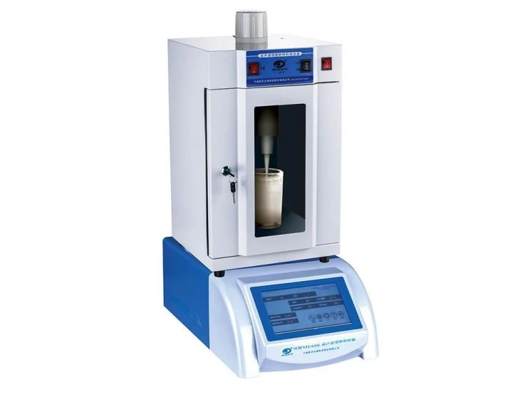 Touch screen homogenizer ultrasonic disrupter