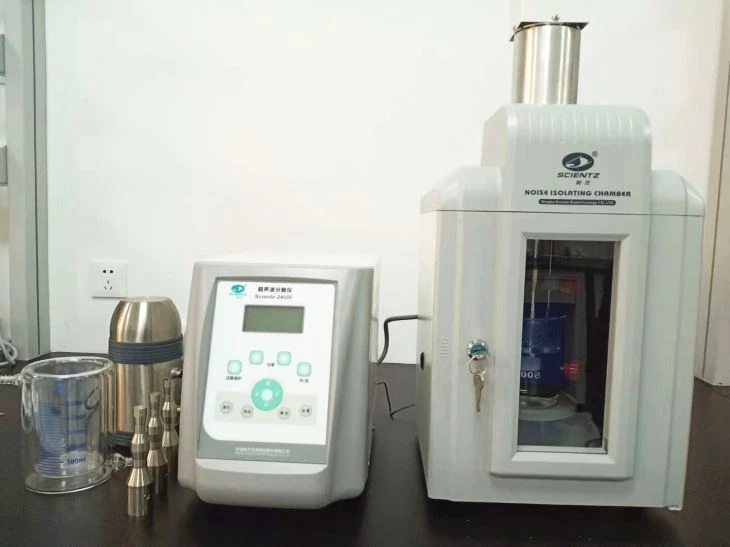 Lab Portable Large Touch Screen Power Adjustable Ultrasonic Homogenizer